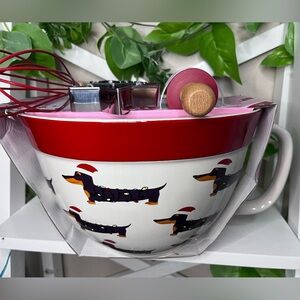 Bakeshop Christmas mixing bowl